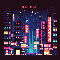 Hong Kong night scene 2